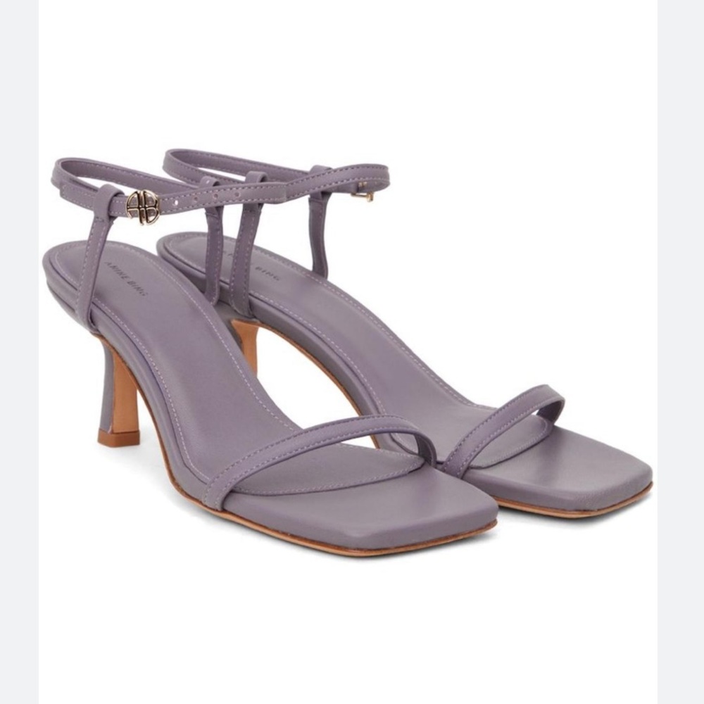 Anine Bing Lavender Strappy Heels NWT